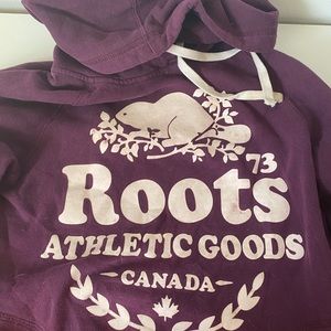 Roots purple hoodie